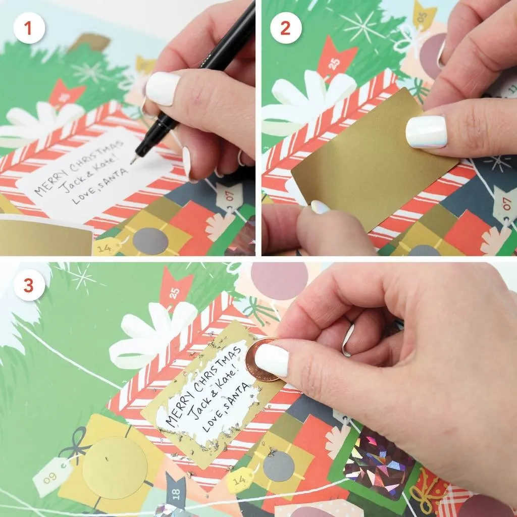 Scratch-off Advent Calendar