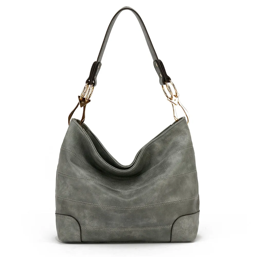 Slouchy Hobo With Claw Hardware