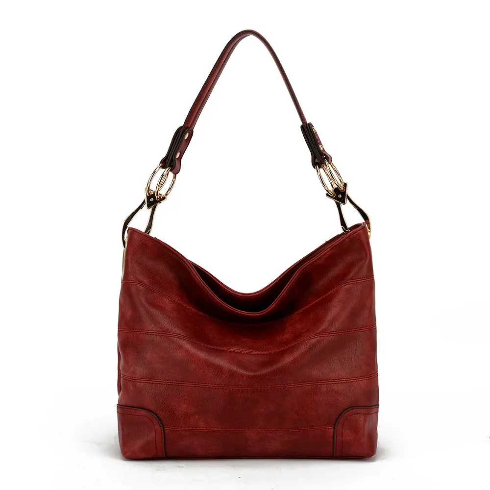 Slouchy Hobo With Claw Hardware