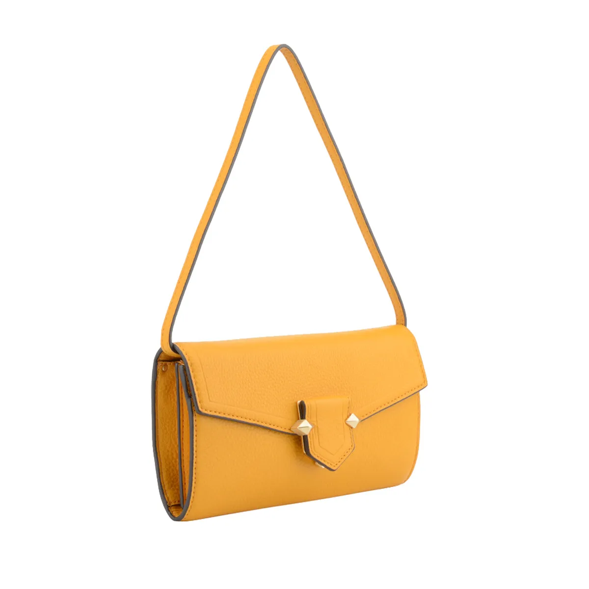 Sèvres Yellow 3 Ways Convertible Clutch