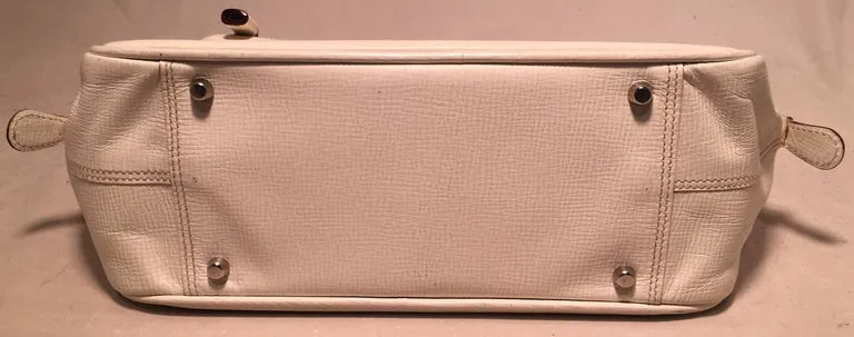 Valextra Serie S Medium Bag in White