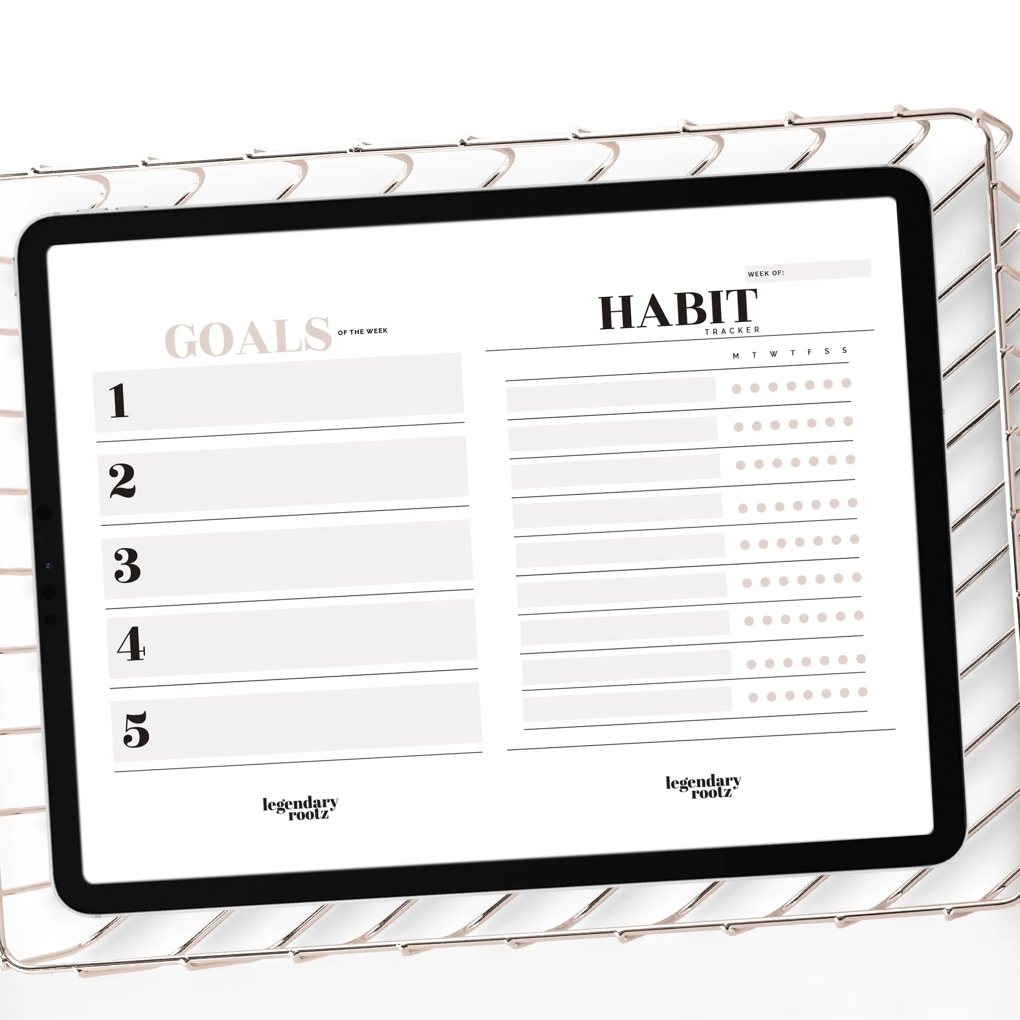 Weekly Review Digital Planner